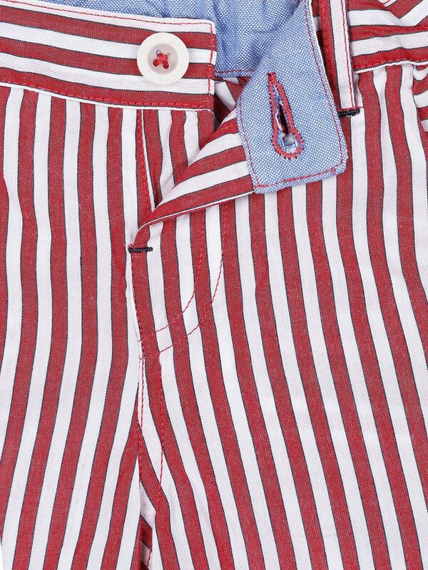 Red And White Striped Shorts image number 2